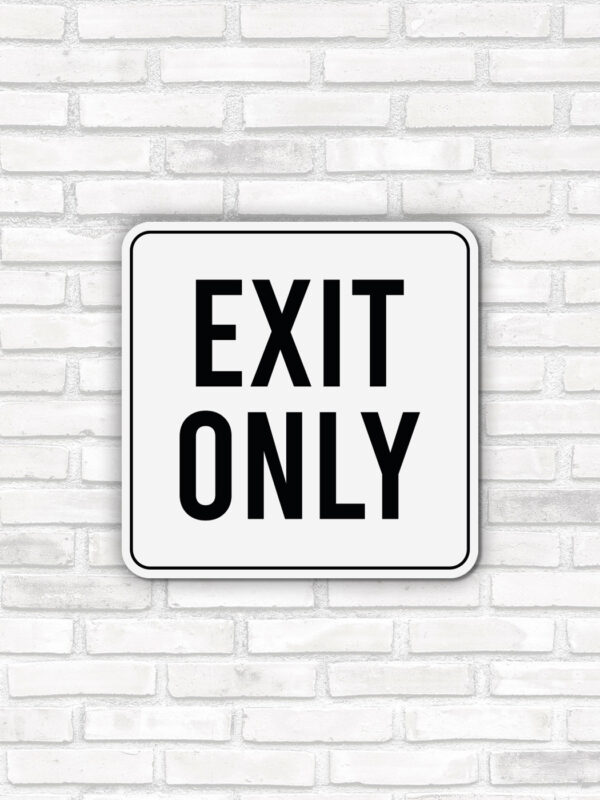 Señal de composite Exit Only