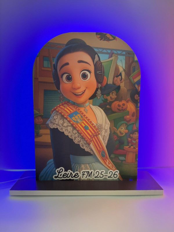 Figura personalizada en PVC con base – Recuerdo Fallero